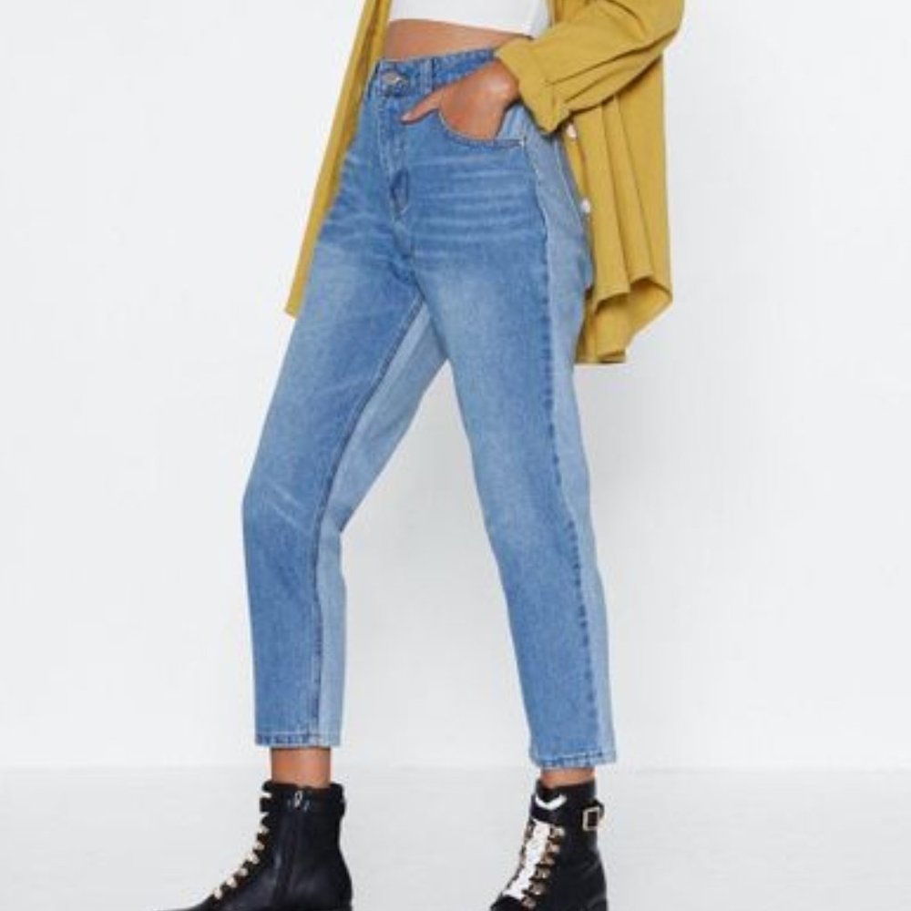 Nasty Gal Two Sides to Every Story Mom Jeans